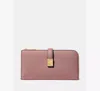 Kate Spade Deco Zip Slim Wallet In Pink