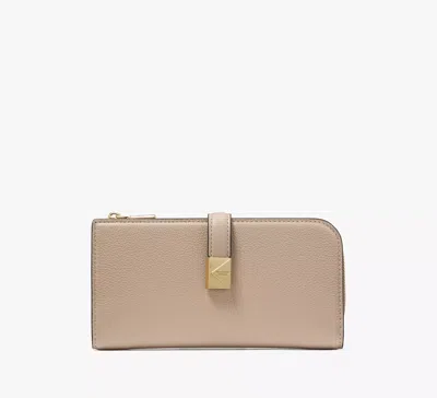 Kate Spade Deco Zip Slim Wallet In Neutral