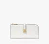 Kate Spade Deco Zip Slim Wallet In White