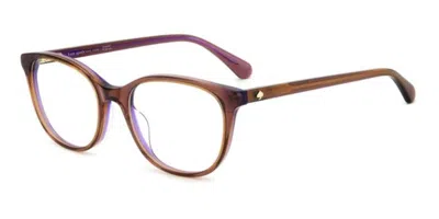 Kate Spade Delanie Women's Glasses, Purple, Size 51 In Brown