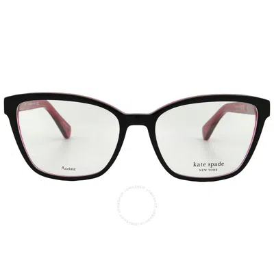 Kate Spade Demo Butterfly Ladies Eyeglasses Belen 0807 53 In Black