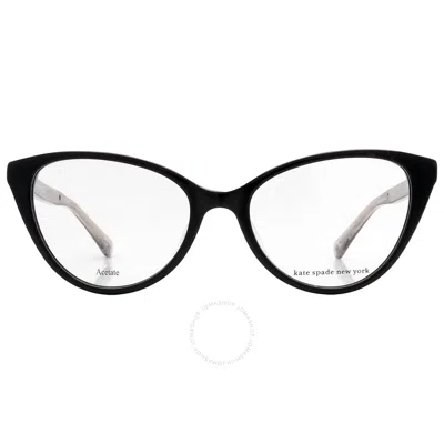 Kate Spade Demo Cat Eye Ladies Eyeglasses Novalee 0807 52 In Black