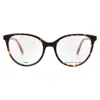 Kate Spade Demo Oval Ladies Eyeglasses Adelle 0086 51 In Brown