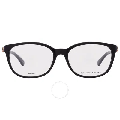 Kate Spade Demo Rectangular Ladies Eyeglasses Trulee/f 0807 52 In Black