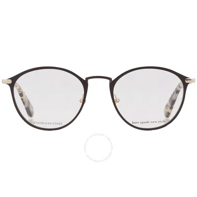 Kate Spade Demo Round Men's Eyeglasses Jalyssa 0807 51 In Black