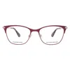 Kate Spade Demo Sport Ladies Eyeglasses Bendall 0lhf 50 In Burgundy