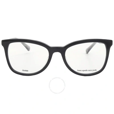 Kate Spade Demo Square Ladies Eyeglasses Sariyah 0807 52 In Black