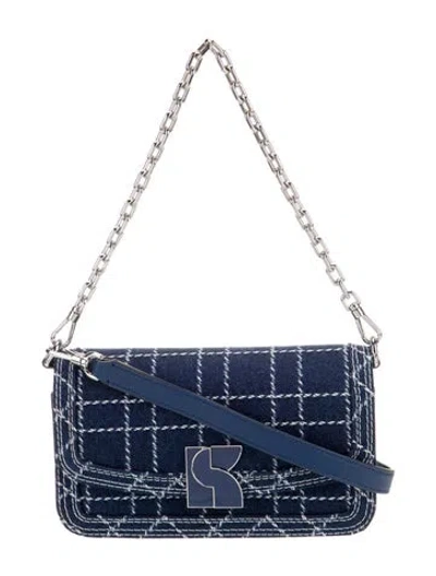 Pre-owned Kate Spade Denim Crossbody Bag In Blue