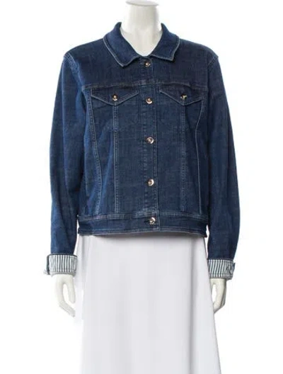 Pre-owned Kate Spade Denim Jacket In Blue