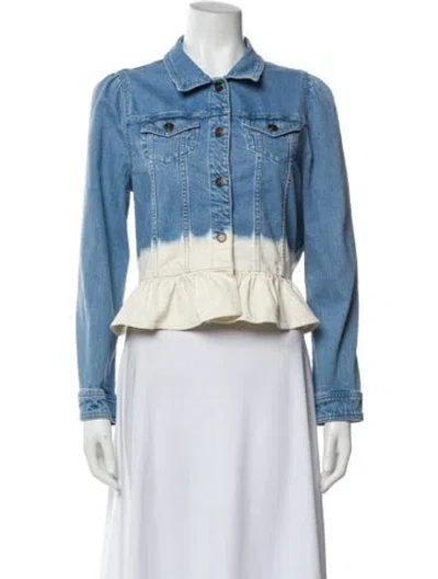 Pre-owned Kate Spade Denim Jacket In Blue
