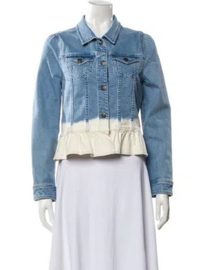 Pre-owned Kate Spade Denim Jacket In Blue
