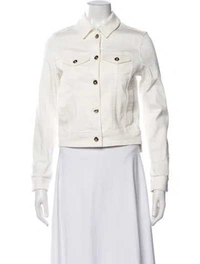 Pre-owned Kate Spade Denim Jacket In Neutral