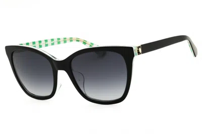 Kate Spade Desifsus Cat-eye Sunglasses In Black