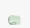 Kate Spade Devin Card Case Wristlet In Green