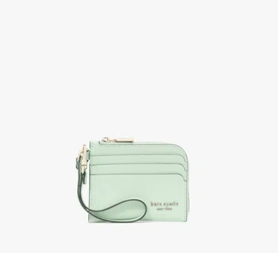 Kate Spade Devin Card Case Wristlet In Green