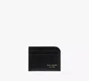 Kate Spade Devin Card Holder In Black