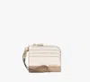 Kate Spade Devin Colorblocked Coin Card Case Wristlet In Timeless Taupe