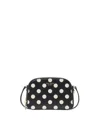 Kate Spade Devin Dot Double Zip Dome Crossbody Bag In Black Multi