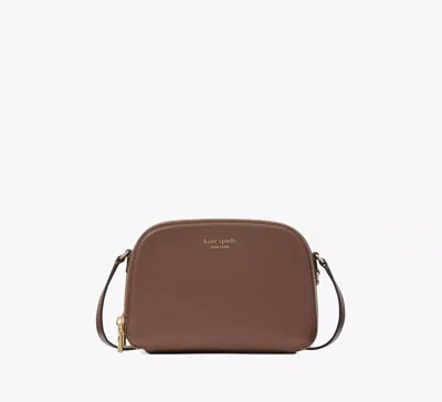 Kate Spade Devin Double Zip Dome Crossbody In Incense