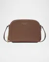 Kate Spade Devin Double-zip Leather Crossbody Bag In Incense