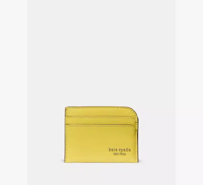 Kate Spade Devin Glazed Card Holder In Green