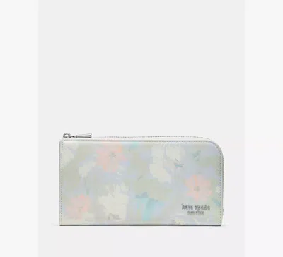 Kate Spade Devin Hidden Garden Continental Wallet In Multi