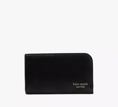 Kate Spade Devin Medium Bifold Wallet In Black