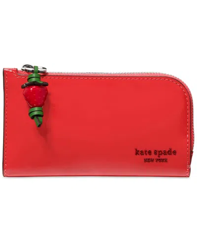 Kate Spade Devin Mini Bifold Wallet In Red