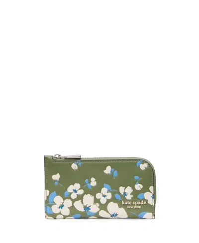 Kate Spade Devin Painterly Bouquet Small Bifold Wallet