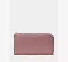 Kate Spade Devin Pebble Zip Around Continental Wallet In Pink