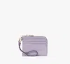 Kate Spade Devin Saffiano Leather Coin Card Case Wristlet In Lavender Cream