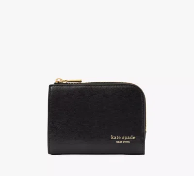 Kate Spade Devin Small Compact Wallet In Black
