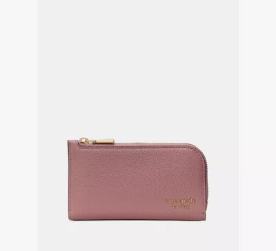 Kate Spade Devin Small Slim Bifold Wallet In Pink