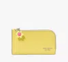 Kate Spade Devin Small Slim Bifold Wallet In Yuzu Jam