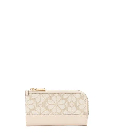 Kate Spade Devin Spade Flower Jacquard Small Bifold Wallet