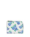 Kate Spade Devin Springtime Compact Wallet In Cream Multi