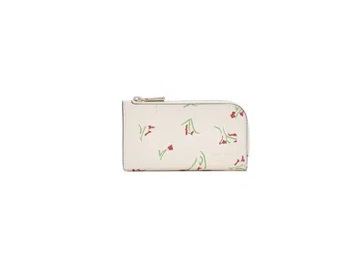 Kate Spade Devin Vibrant Buds Small Bifold Wallet Wallet Handbags Cream Multi: One Size
