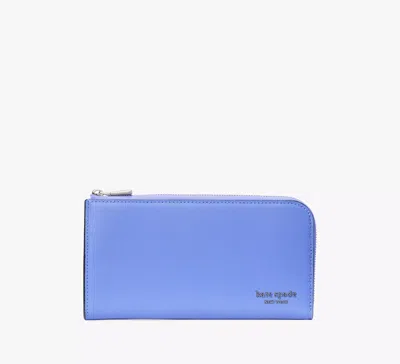 Kate Spade Devin Zip Around Continental Wallet In Dark Periwinkle