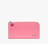 Kate Spade Devin Zip Around Continental Wallet In Ruby Citrus