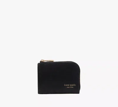 Kate Spade Devin Zip Card Case In Black