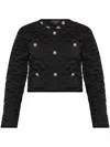 Kate Spade Diamond-quilted Jacket In Black
