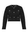 Kate Spade Diamond-quilted Jacket In Black