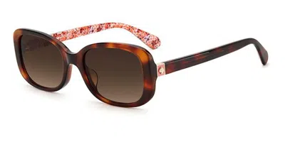 Kate Spade Dionna/s 086/ha Women's Sunglasses Tortoiseshell Size 52 In Brown