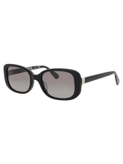 Kate Spade Dionna/s Sunglasses In Black - Grey Fade Polarized
