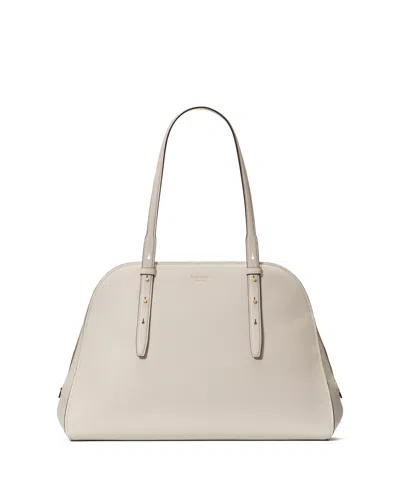 Kate Spade Do It All Large Pebbled Leather Maise Carryall Bag In Brown