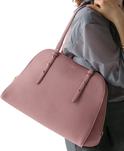 Kate Spade Do It All Pebbled Leather Maise Carryall In Black