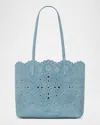 Kate Spade New York Do It All Spade Floral Perforated Leather Tote