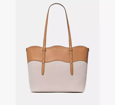 Kate Spade Do It All Wavy Canvas Tote Bag In Brown