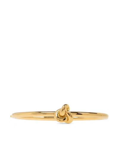 Kate Spade Double-knot Hinged Bangle In Gold