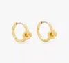 Kate Spade New York Knot Huggie Hoop Earrings In Gold